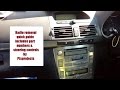 Toyota Avensis 2003 - 2009 radio removal guide inc steering controls