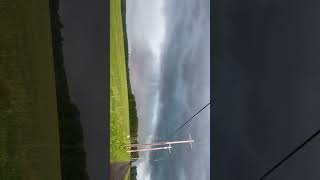 Ithaca New York supercell storm that had hail wind