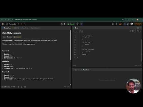 LeetCode 263 - Ugly Number | Math Solution in C++ | Easy DSA Interview Question
