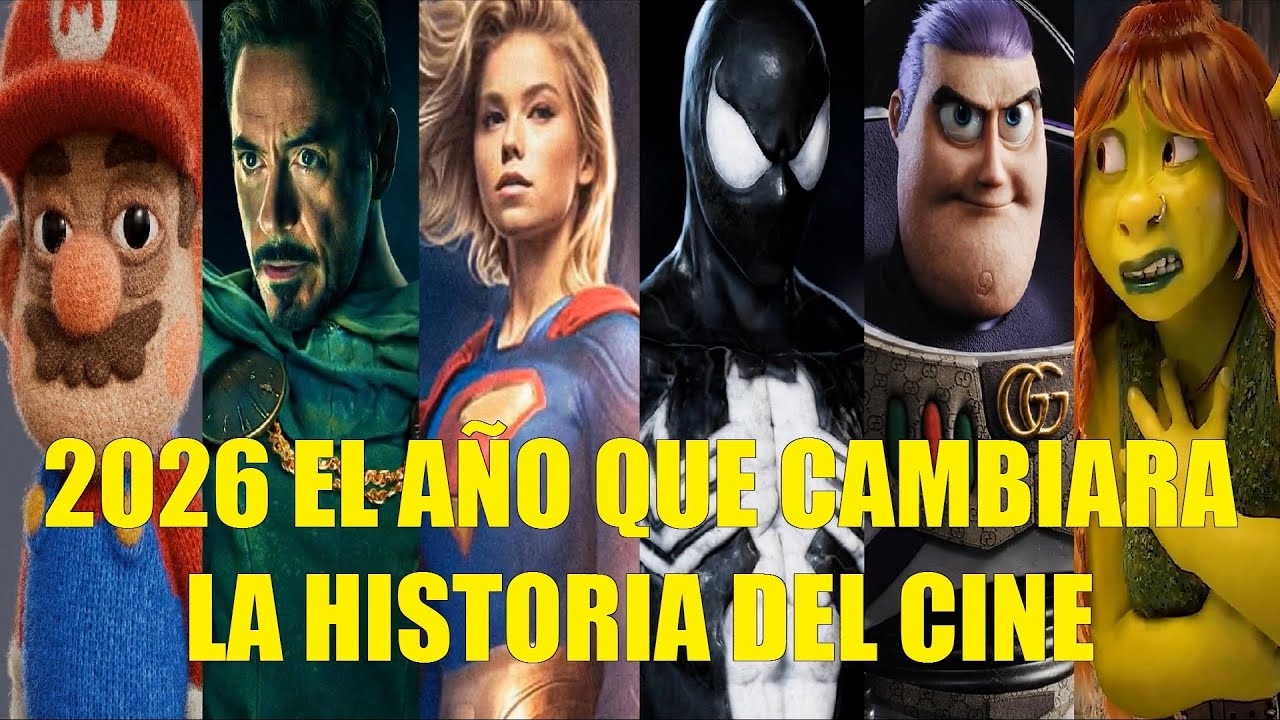 2026 EL AÑO QUE CAMBIARA LA HISTORIA DEL CINE - YouTube