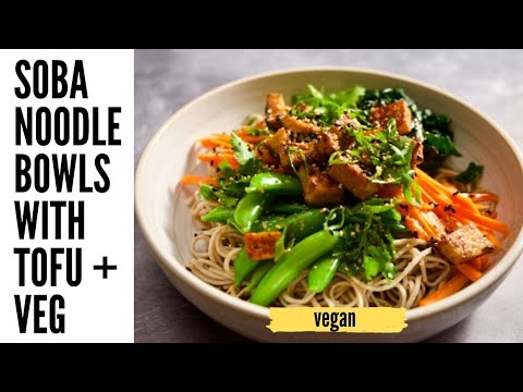 Video: Soba-Nudeln Mit Tofu, Avocado Und Erbsen