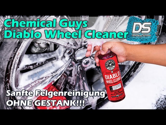 Limpieza de neumáticos con diablo wheel cleaner #detalladoautomotriz  #detailing #asmr #chemicalguys 