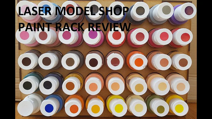 Laser model paint rack review , craft paint storage solution
