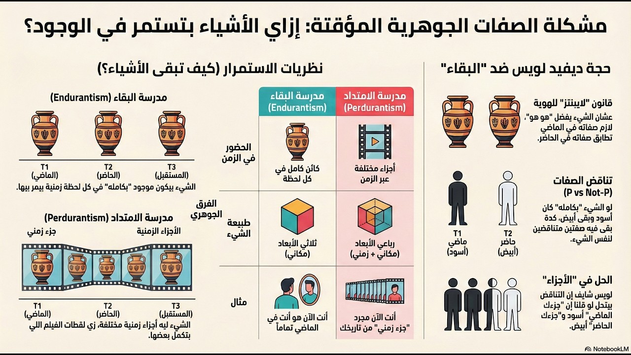 كيف تستمر الأشياء في الوجود؟