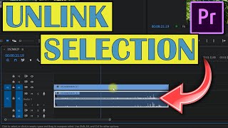 ADOBE PREMIERE PRO 2020 | HOW TO LINK/UNLINK VIDEO AND AUDIO