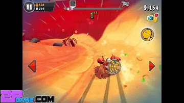 Angry Birds GO! STUNT Track1 RACE TIME BOOM Bubbles Walkthrough [IOS]