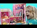 Anabella si Mama construiesc o Casa pentru Papusi | Video for Kids