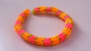 Tutoriel : Comment réaliser un bracelet élastique RAINBOW LOOM QUADRAFISH - français