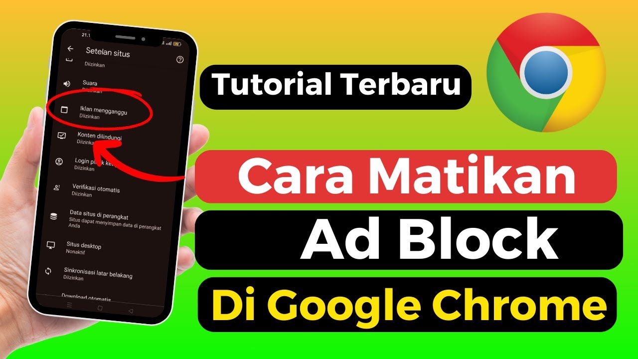 Cara Mematikan AdBlock Di Google Chrome Android YouTube