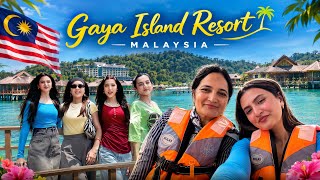 Beach Day at Gaya Island Resort 🏝️☀️ | Day 2 in Malaysia 🇲🇾 | Hira Faisal | Sistrology �