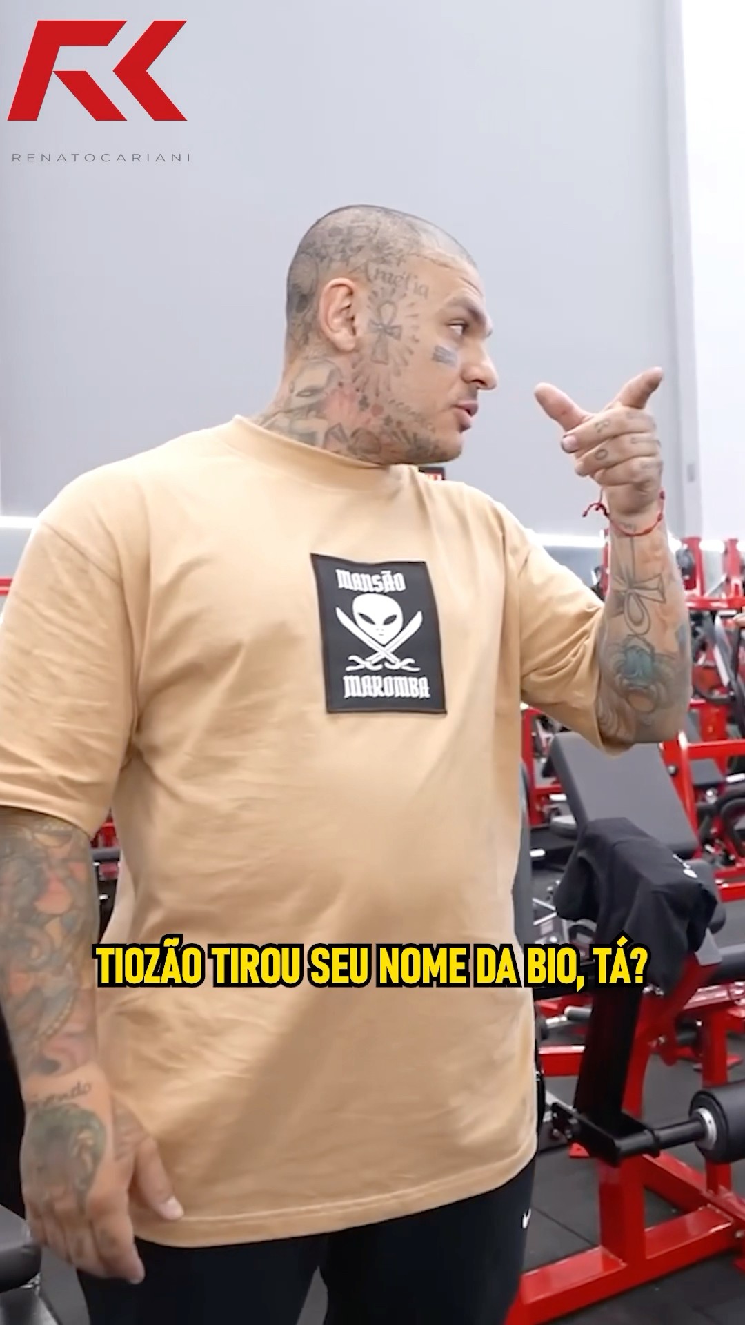 TOGURO TENTA CAUSAR COM A TATI E O RENATO ? #renatocariani #toguro #taticariani #resenha #meme