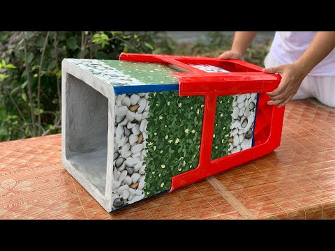 Ceramic Tile Pots - Tips for making Pots from Ceramic Tiles and Plastic Chairs