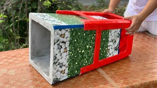 Ceramic Tile Pots - Tips for making Pots from Ceramic Tiles and Plastic Chairs