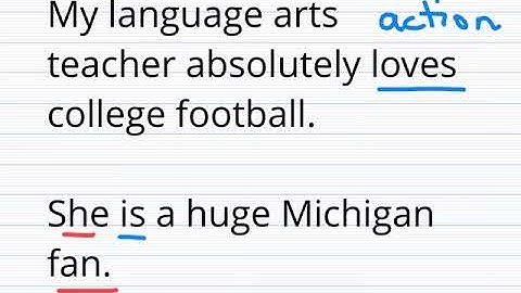 Lesson 6. Predicate Nouns and Predicate Adjectives