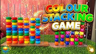 Live Colour Stacking Challenge | Brain Power Test | Can You Solve This? #colourstacking #brainpower
