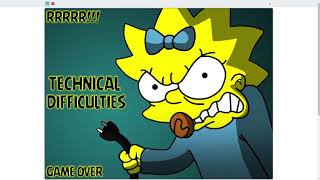 Talking news the simpsons technical difficulties. 📡🎥 (Part 4)