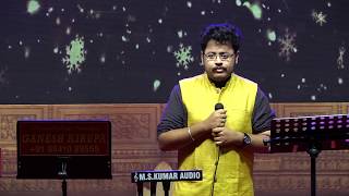 Video thumbnail of "ISAI THAMIZH NEE by SAICAHARAN in GANESH KIRUPA Best Light Music Orchestra in Chennai"
