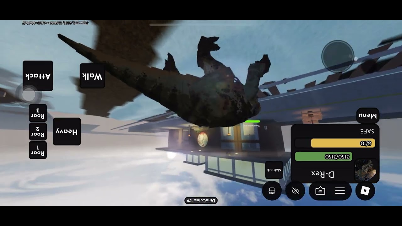 Jurassic blocky playing with my friend