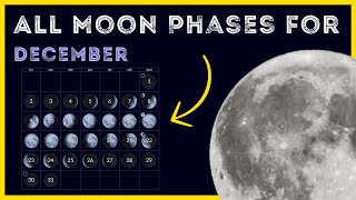All Moon Phases for December 2024 🌕 Lunar Cycle & Daily Calendar of Moon Phases in December