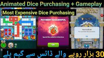 Purchasing LuxKing Animated Dice In Ludo Star | Purchasing Most Expensive Dice & Gameplay Ludo Star