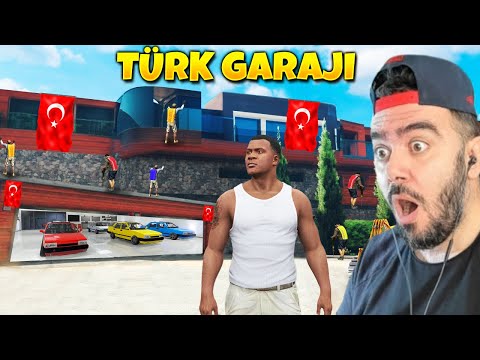 FRANKLIN EVINI TRILYONLUK TÜRK GARAJI YAPTI - GTA 5 MODS