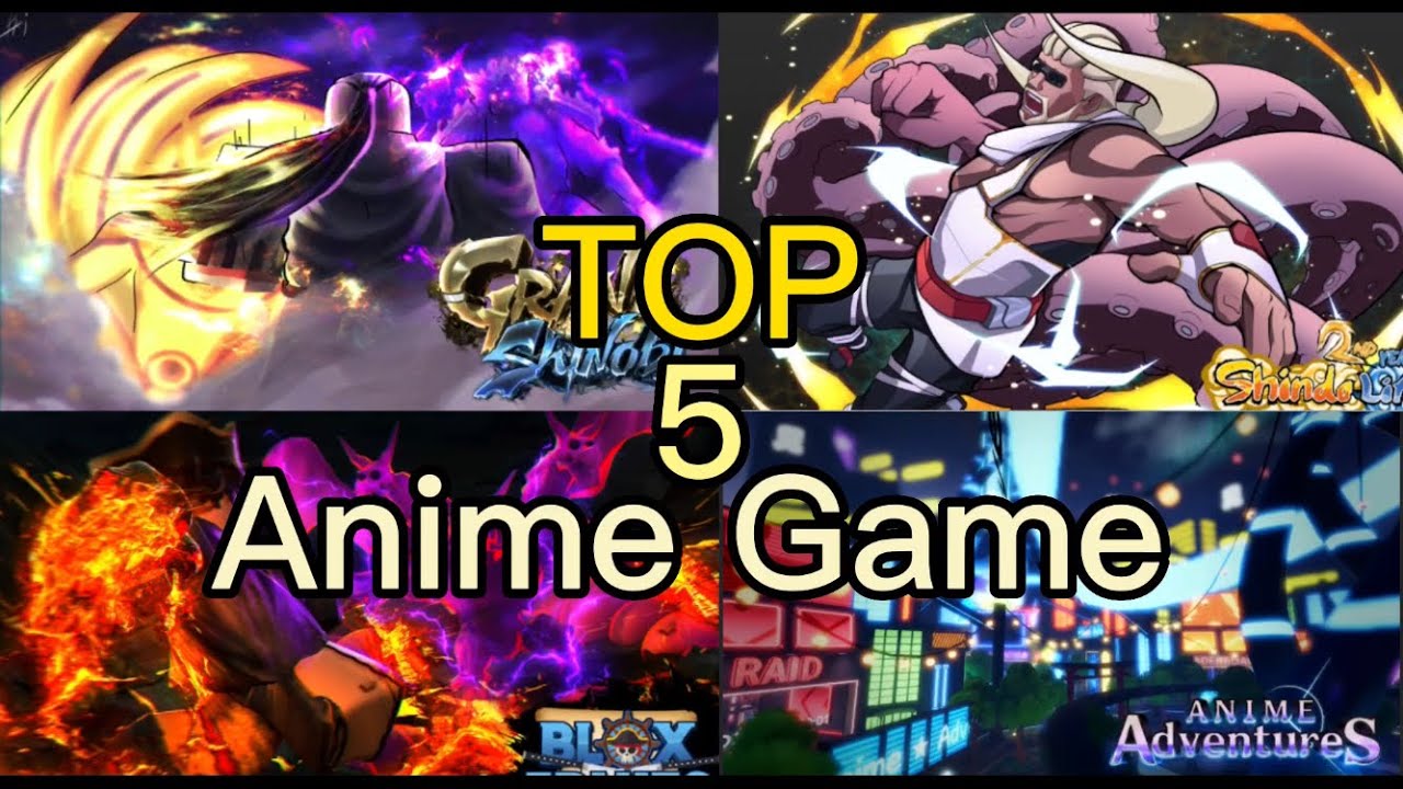 TOP 5 (MOBILE) ANIME GAMES - YouTube
