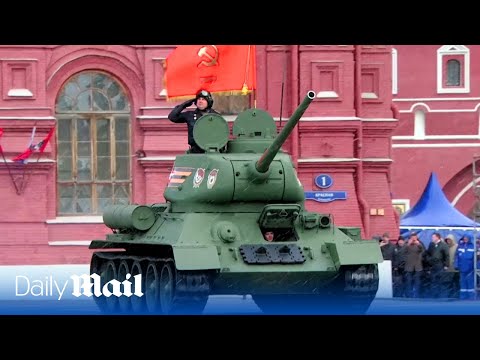 Single tank at Victory Parade as Russia faces ‘difficult period’