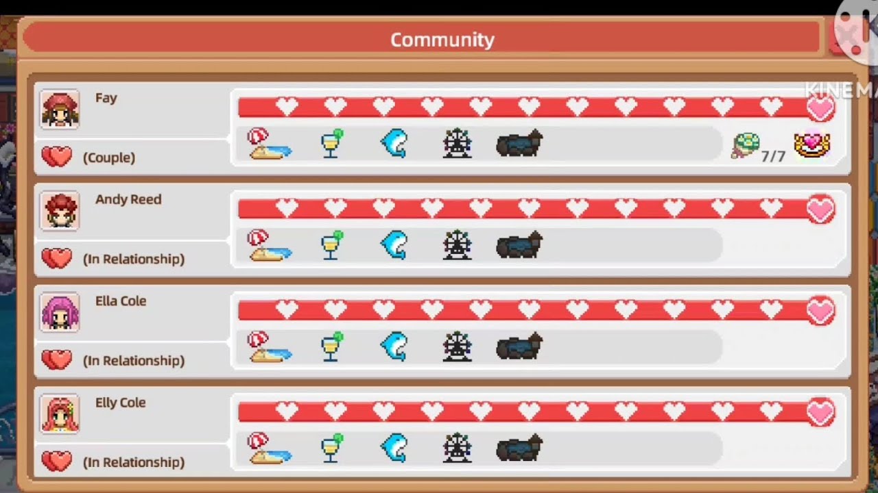 Harvest Town, How to trigger❤️Hearts🩷plot?