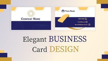 Elegant Business Card Design | Modern & Professional Template | TanuPixels