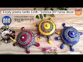 Empty plastic bottle craft / diy home decor tortoise craft for good luck / waste material craft idea