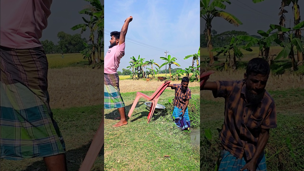 He Sat Calmly in His Field… Then a Monkey Made a Mess 😱😂 | Funny Prank Shorts