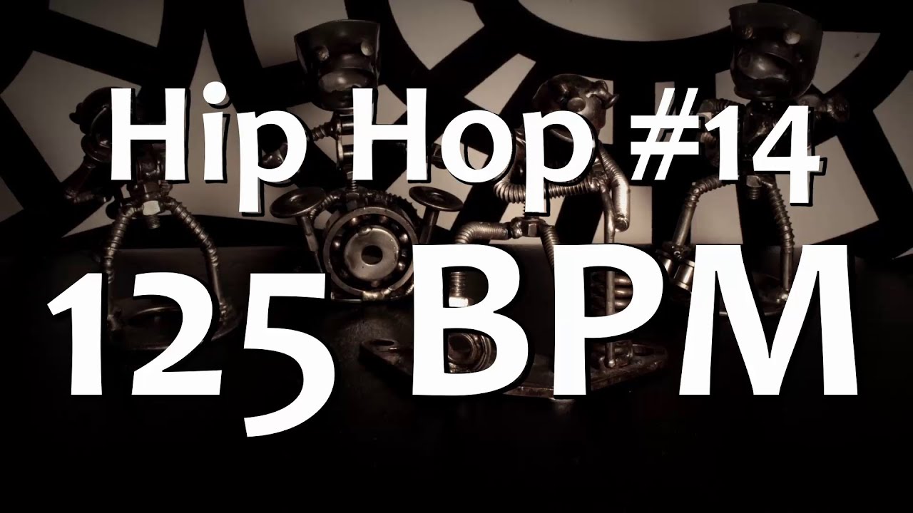 125 BPM Hip Hop 14 4/4 Drum Beat Drum Track YouTube