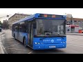 Автобус "780" (ЛиАЗ 5292.65) прибывает на остановку "Метро Войковская" (10.04.2022)