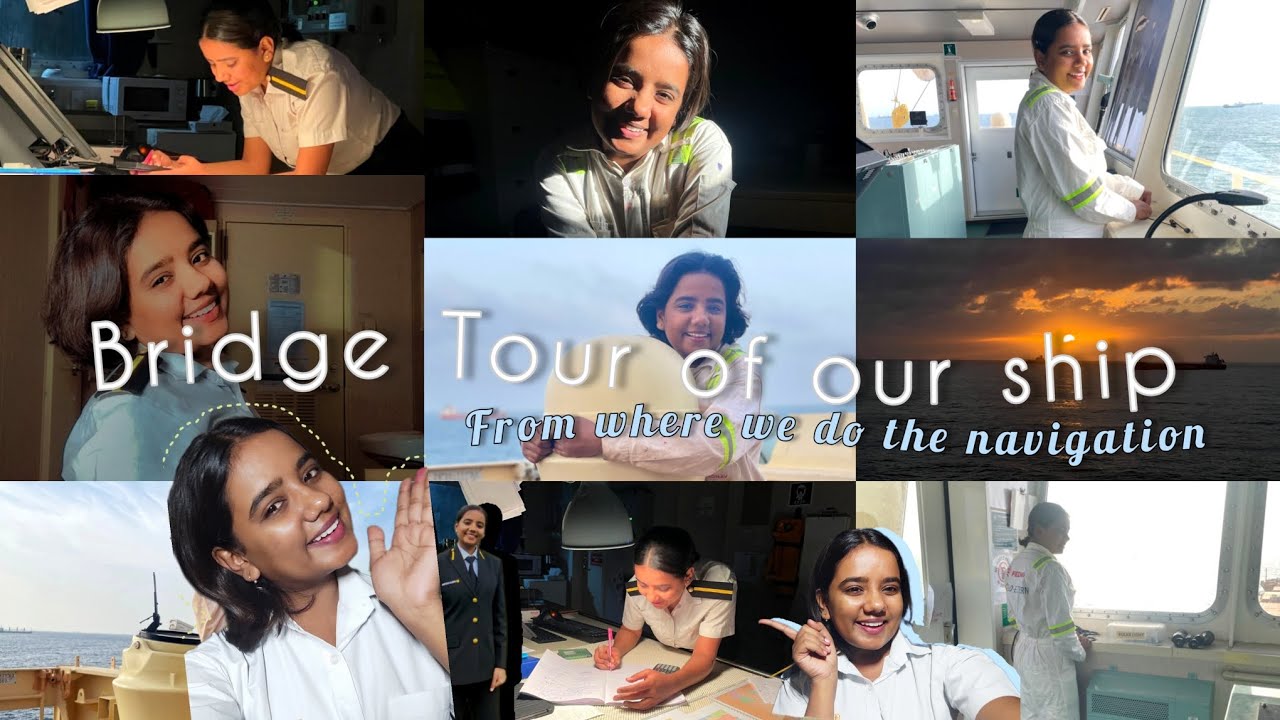 Navigation bridge of a bulk carrier | Wheelhouse | Mega ship ⚓|  Merchant Navy 🚢🏝️🌊