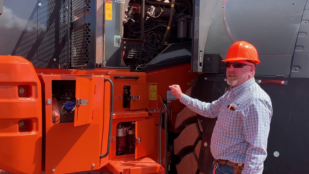 Hitachi ZW-550 wheel loader walkaround