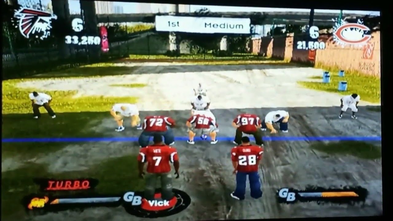 NFL Street 3 - Falcons VS Bears 🏈 (PS2) 