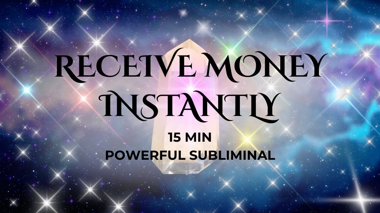 Receive Money Fast ☆ MONEY LOVES ME RAMPAGE ☆ Instant Results Subliminal 808 / 15 MIN