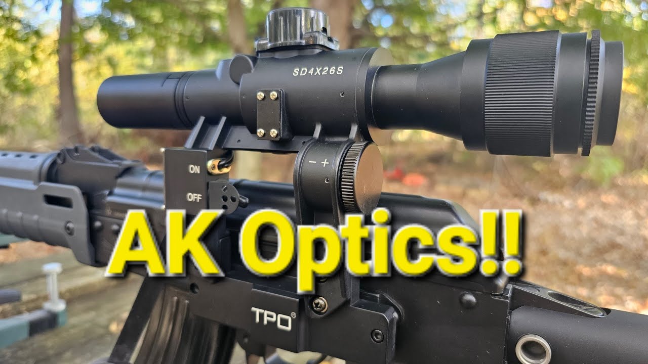 Sniper Optics SD4x26 New Production POSP Style AK Scope!