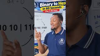 Binary to Hexadecimal in 60 Seconds! ⚡ The 4-Bit Trick You MUST Know | D6₁₆ Explained