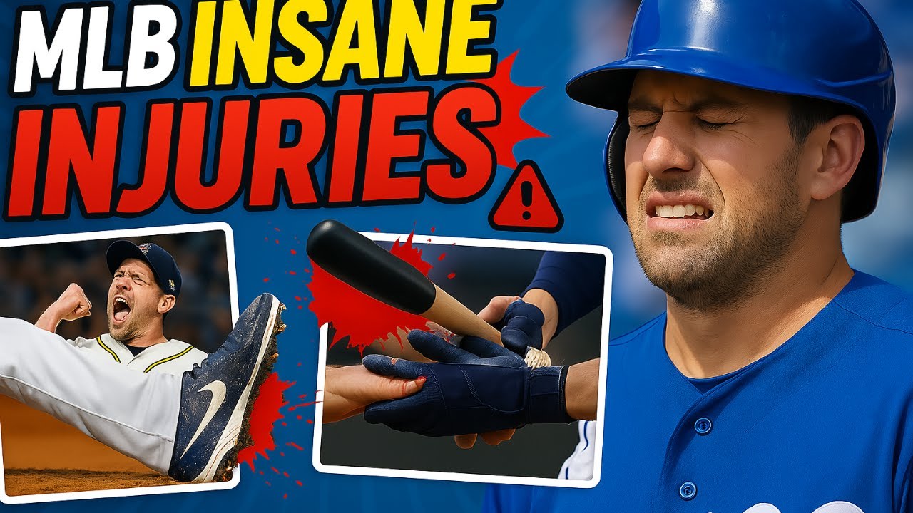 MLB INSANE INJURIES CAUGHT ON CAMERA🤯 - YouTube