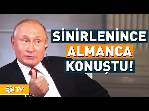 Putin Sunucuya Sinirlenince Almanca Konuştu! | NTV