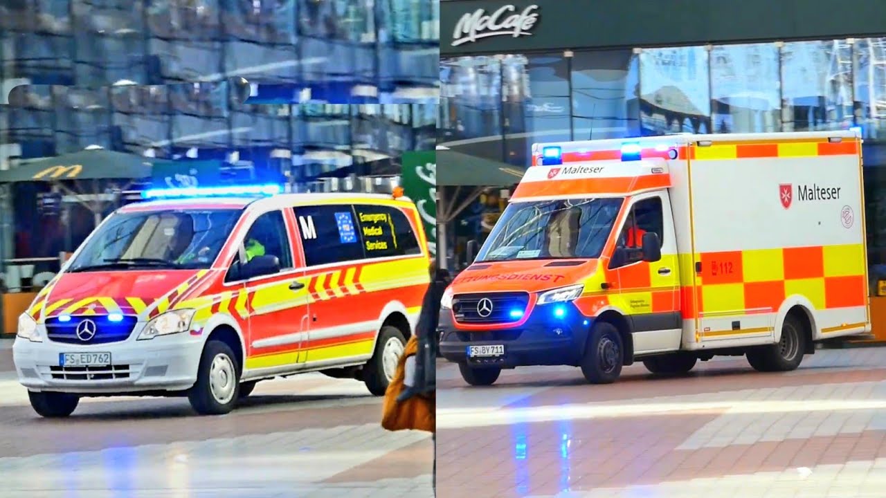 [Airhorn] REF 2 Medicare FMZ + RTW Malteser Flughafen München