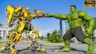 ترانسفورماتور: Bumblebee vs Hulk | نبرد فناوری در جهان آینده [HD]