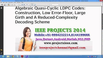 Algebraic Quasi Cyclic LDPC Codes Construction, Low Error Floor, Large Girth and A Reduced Complexit