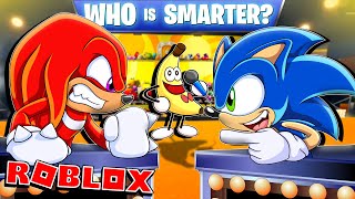 🧠 Who's got BRAINS? - SONIC VS KNUCKLES (ROBLOX)