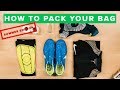 HOW TO PACK YOUR FOOTBALL BAG