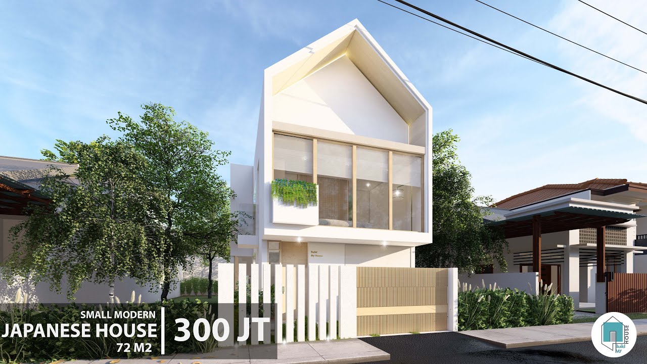 Desain Rumah Split Level Gaya Jepang Modern Di Lahan 6x12 YouTube