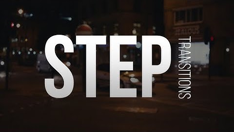 Step-By-Step Transitions Premiere Pro Templates
