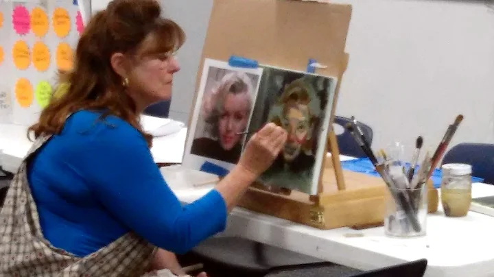 Oil Portrait Painting with Sharon Hopper