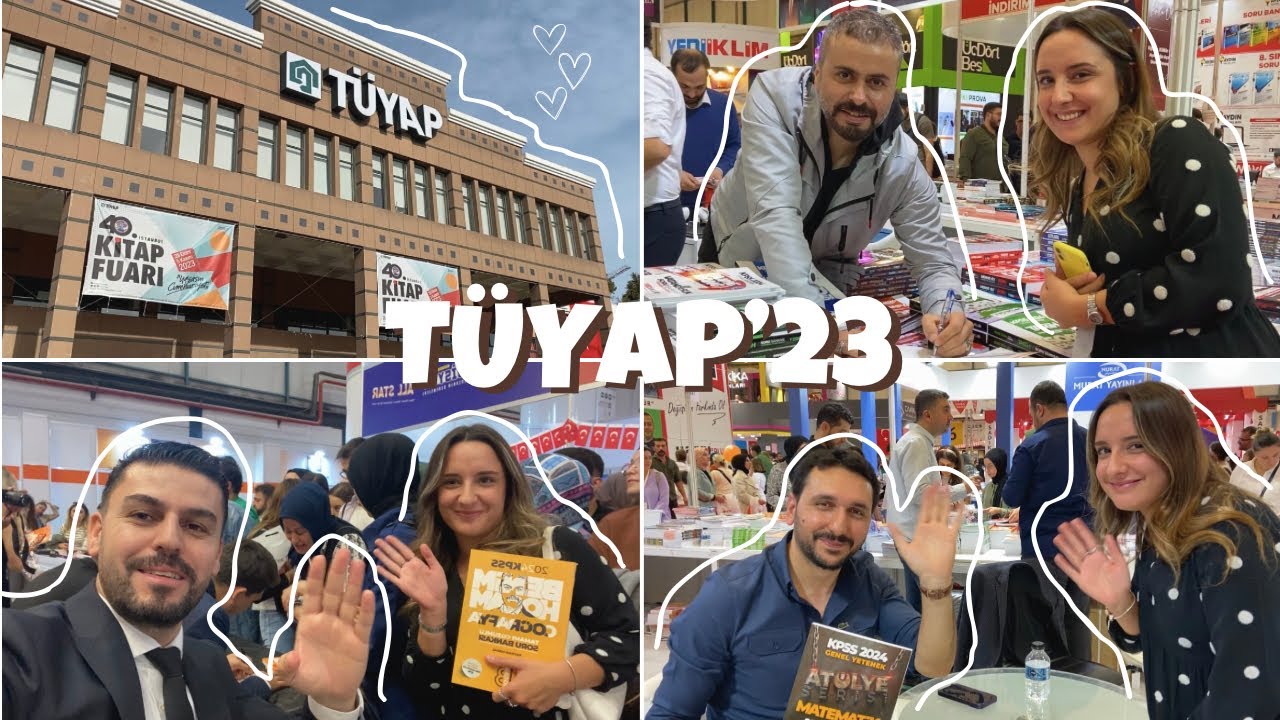TÜYAP'23 📚 İstanbul Kitap Fuarı, Hocalarla tanıştım, Kpss kitap alışverişi #kpss #kpss2024 #tüyap